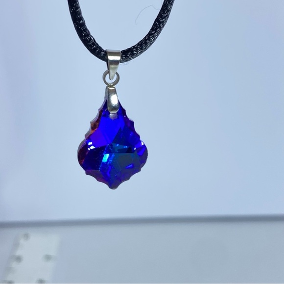 Elegant Purple and Blue drop Pendant car charm - Picture 4 of 7
